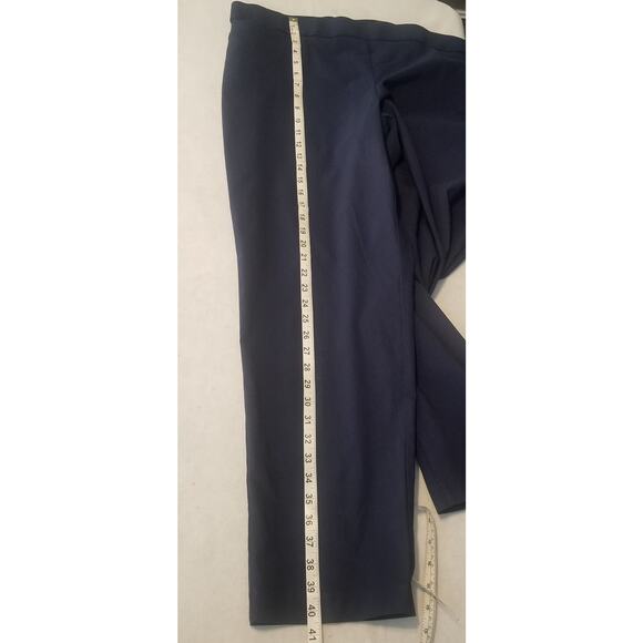 JM Collection Women's Pull On Plus Size Full Length Pants, Blue, Size 2X - Picture 7 of 8